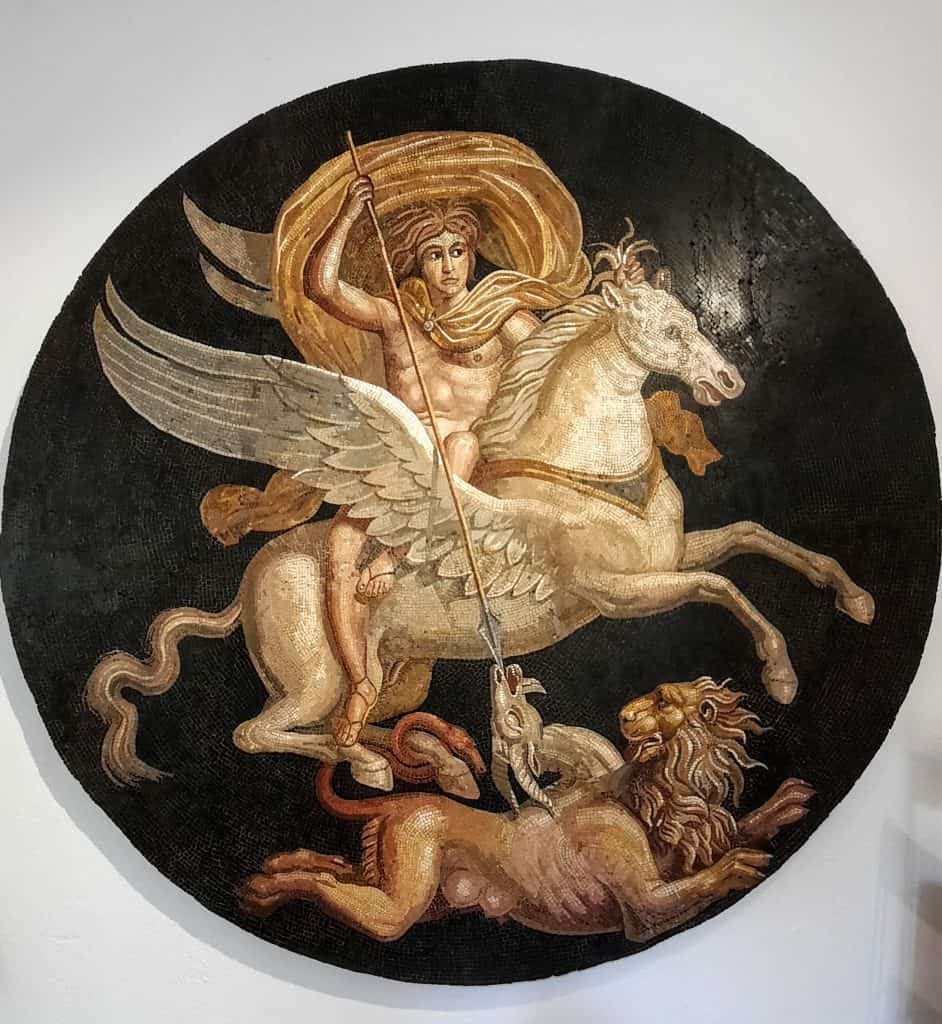 Mosaïque retrouvée à Autun