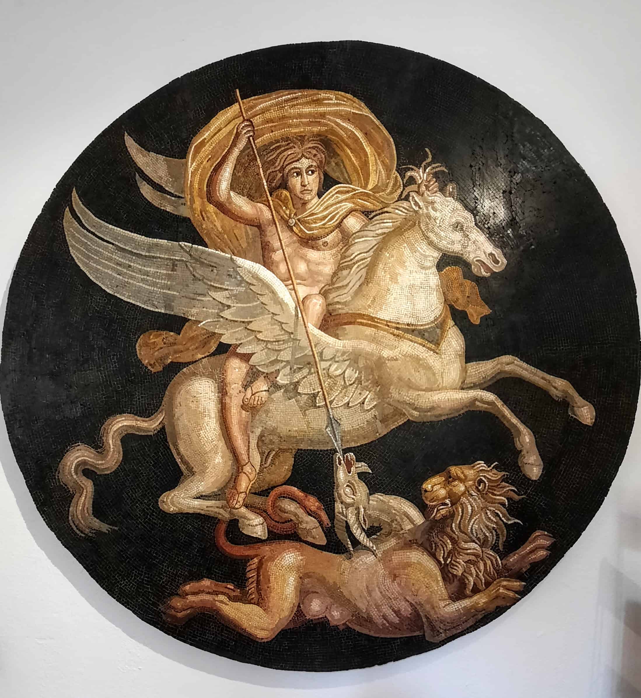 Mosaïque retrouvée à Autun